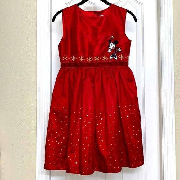 Disney Minnie Mouse Holiday Christmas Dress - Picture 1 of 9